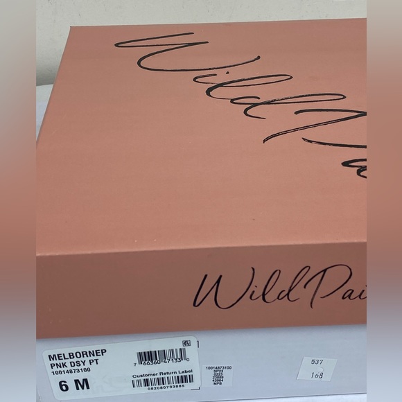 Melborne Platform Sandals Pink Daisy Slip On - Picture 8 of 9